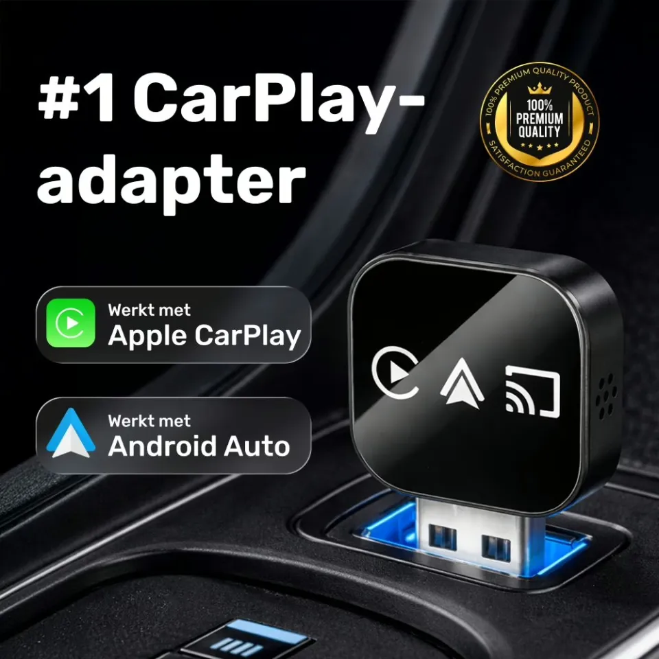 TopCarPlay draadloze CarPlay adapter voor elke auto